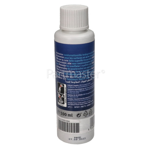 Bosch Neff Siemens 0750031027(00) Stainless Steel Conditioning Oil - 100ML ( Appliance Care & Protect )