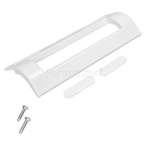 Fridge Door Handle, White, 19.6cm X 14.6cm X 6.5cm