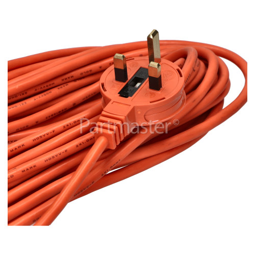 Flymo 12m Power Cable And Moulded Plug