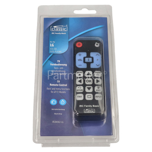 Classic Compatible Basic Function TV Remote Control