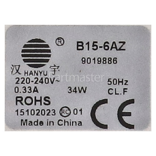 Drain Pump Assembly : Hanyu B15-6AZ Compatible With SPW165250E31P