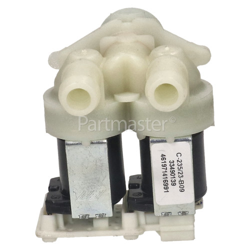 Dakota Cold Water Double Solenoid Inlet Valve : 180Deg. With 14.5 Bore Outlets