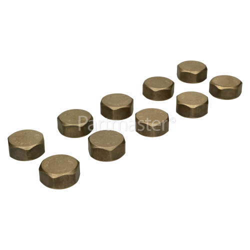 End Of Line Tap Compression Blanking Cover Cap Nut (Box Of 10) : Size : 3/4 Inch