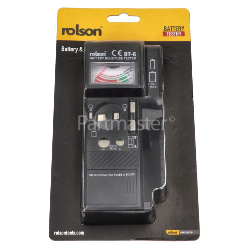 Rolson Battery, Bulb And Fuse Safety Tester PPE