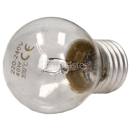 Wellco 40W ES (E27) Round Oven Lamp