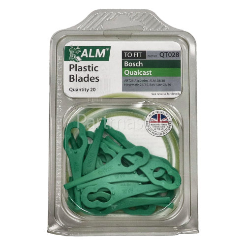 ALM QT028 Plastic Blades (Pack Of 20)