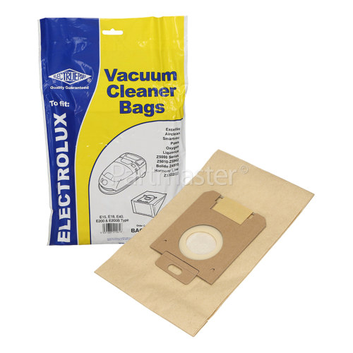 E15 E40 E200 & E200B Dust Bag (Pack Of 5) - BAG140