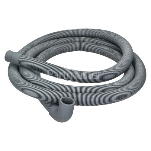 Diplomat Universal 2. 5M Drain Hose 19mm End With Right Angle End 22mm, Internal Dia.s'
