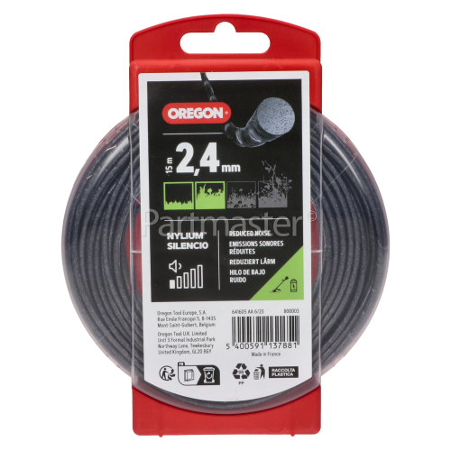 Oregon Nylium Silencio Trimmer Line Hanger - 2.4mm X 87m