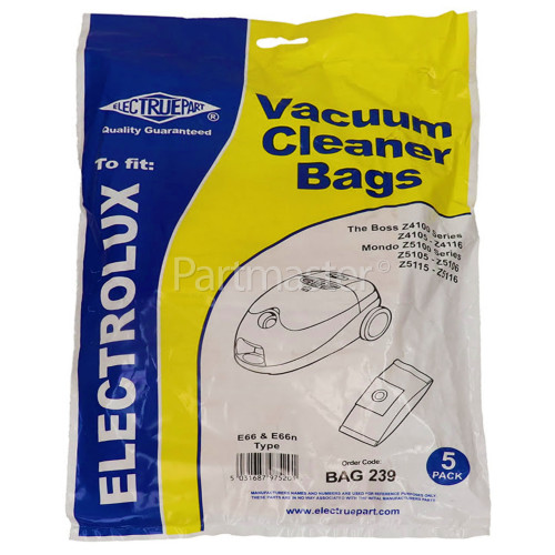 Bob Home E66 Dust Bag (Pack Of 5) - BAG239