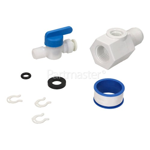 Universal 1.2m Inlet Hose - Single Inlet For Double Valve