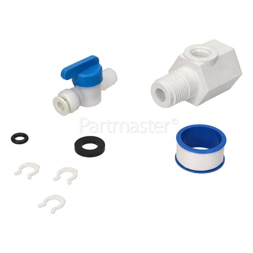 Universal 1.2m Inlet Hose - Single Inlet For Double Valve