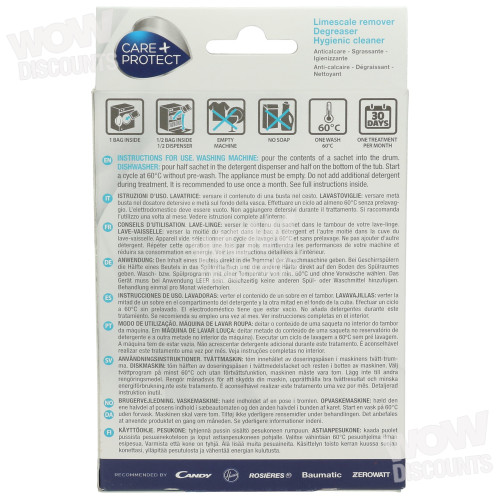 care and protect washing machine cleaner