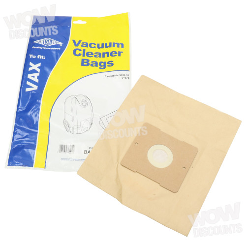 Details about Electruepart Vacuum Dust Bags for Vax VEC 31, V 074 (Pack of 5) Details about Electruepart Vacuum Dust Bags for Vax VEC 31, V 074 (Pack of 5)