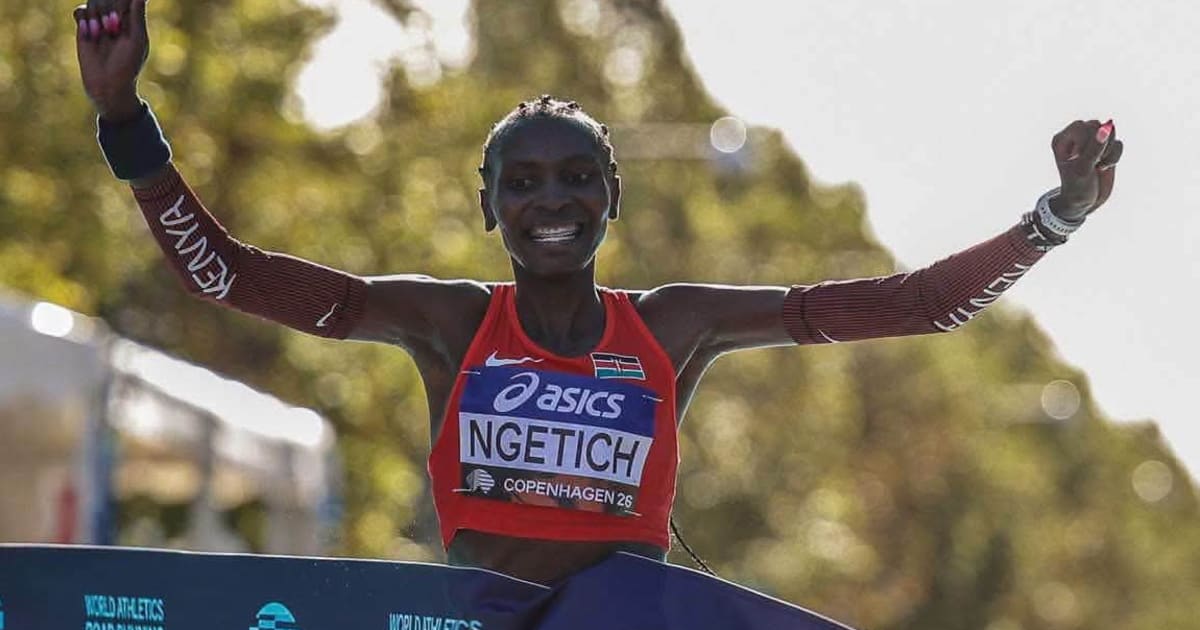 Agnes Ngetich Breaks World Record to Win Half Marathon Gold in Copenhagen
