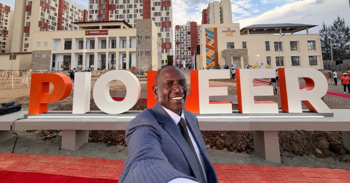Ruto Hands Over Keys to 2,157 Homes at Pioneer Affordable Housing Project in Eldoret