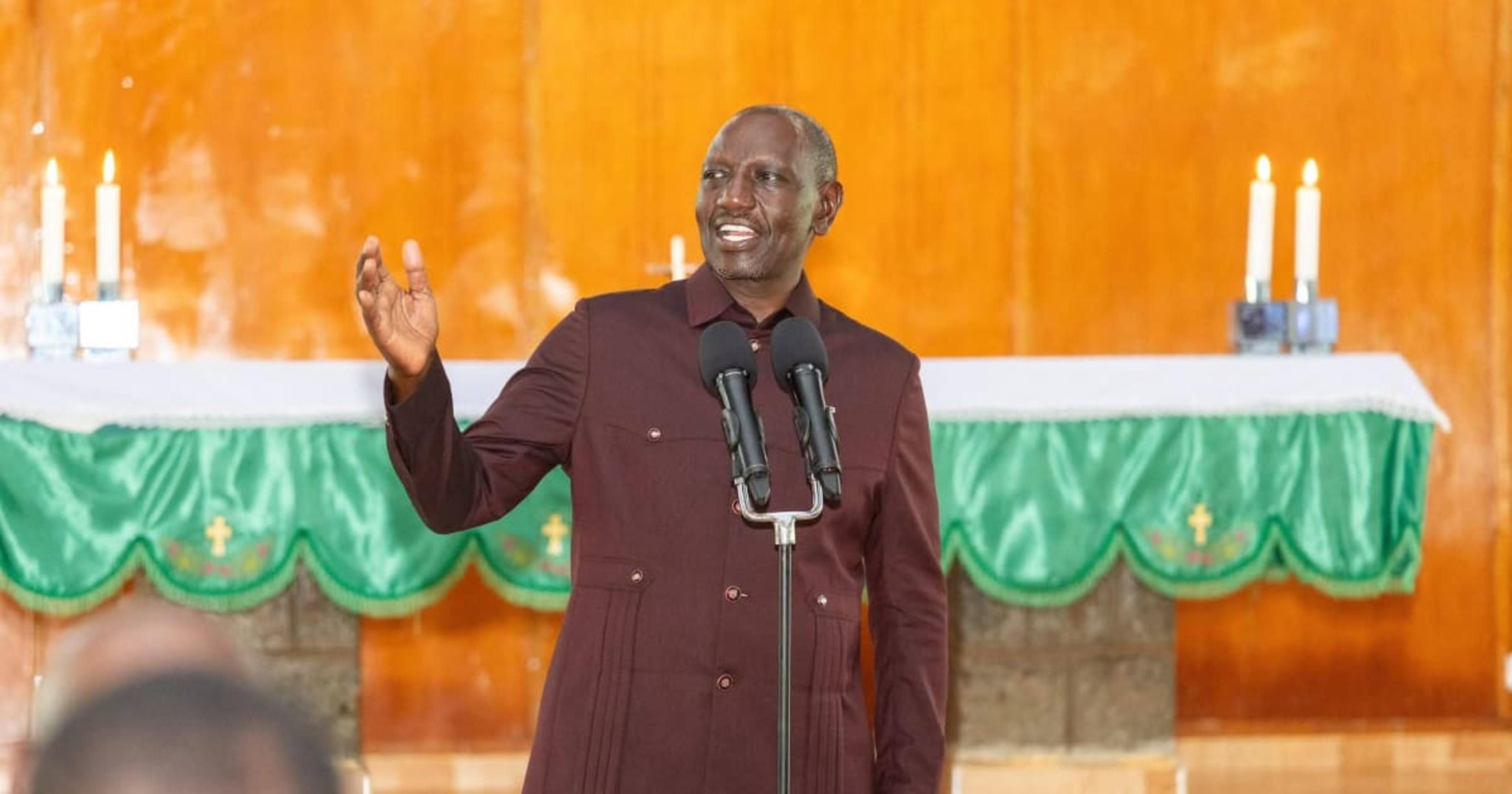 Promises Ruto Made During Church Service in Matunda