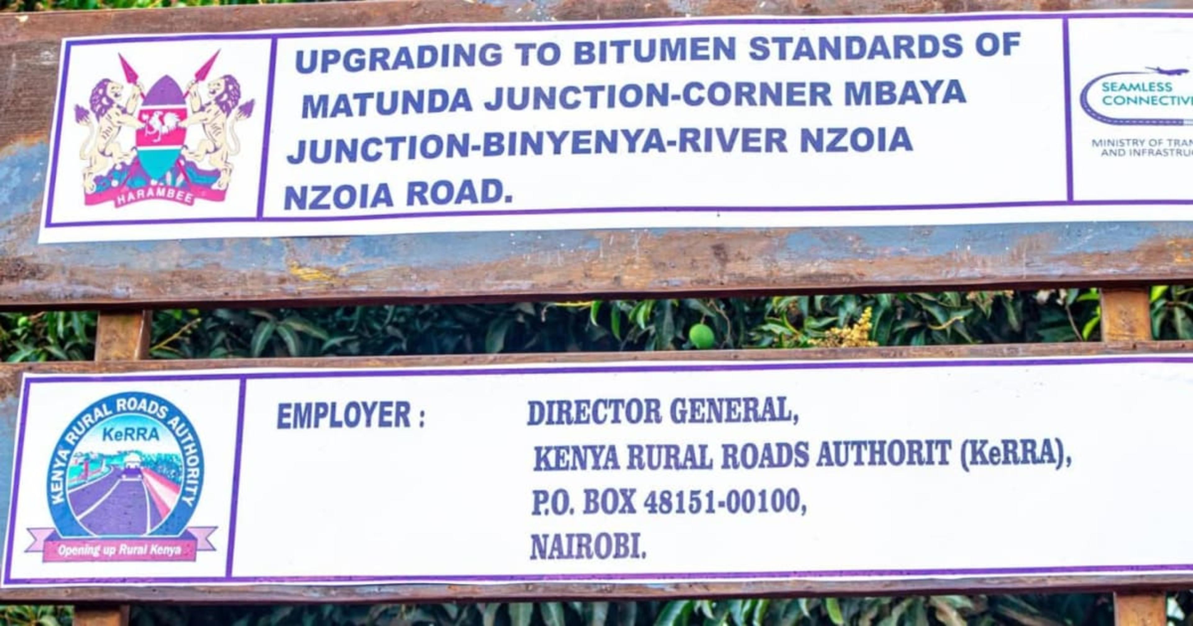Mugabe Hands Over Matunda Junction–Kona Mbaya–Brigadier Road to Contractor