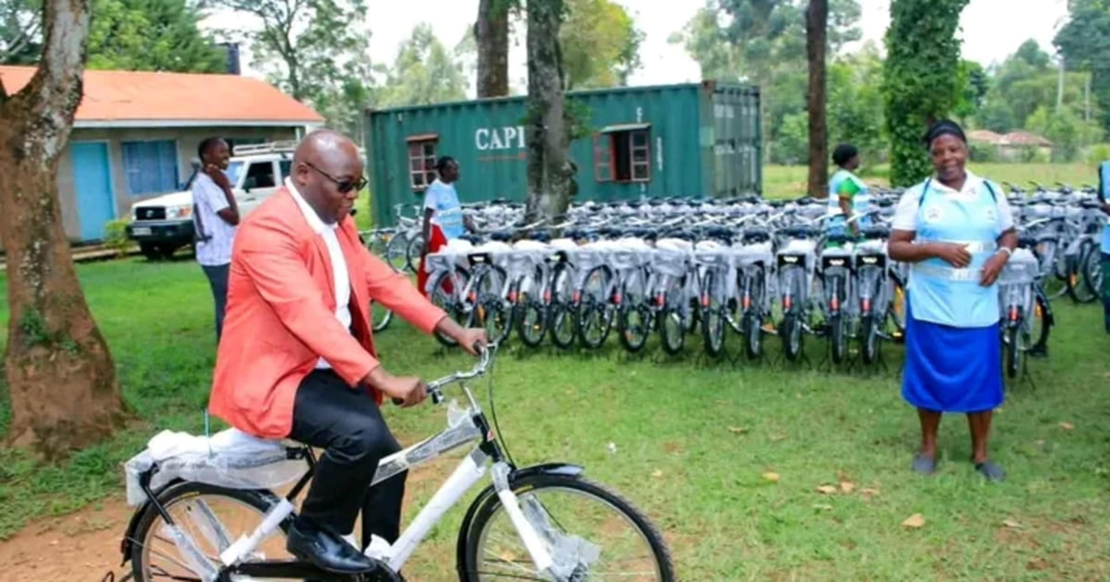 Ikolomani Community Health Promoters Receive Bicycles to Boost Healthcare Delivery