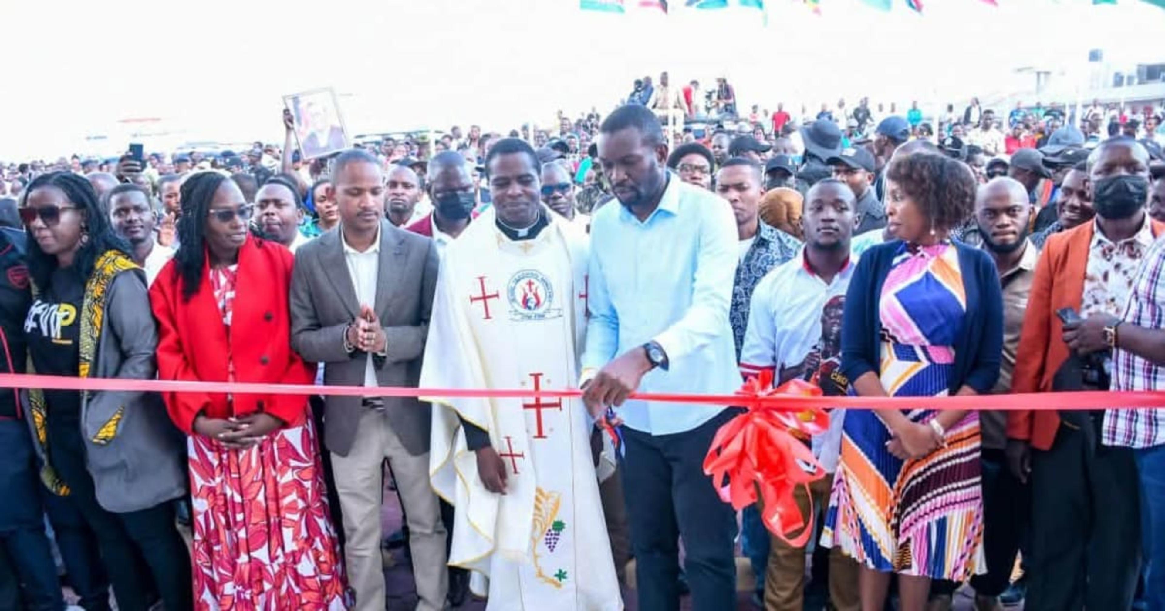 Sifuna Launches JTM Church Administration Building in Donholm