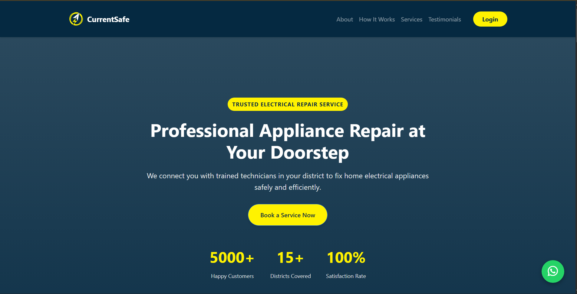 CurrentSafe – Electrical Safety & Smart Booking System