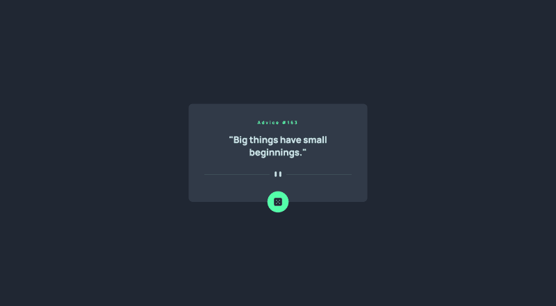 Advice Generator App