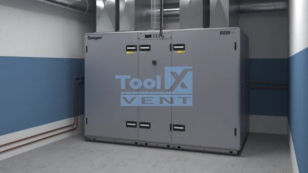 Swegon GOLD RX với cửa gió trên