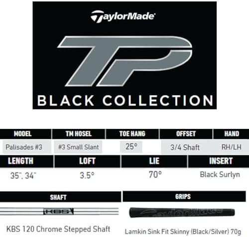 Vue 6 de Taylormade Palisades De Putter