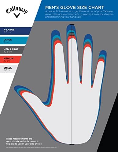 Vue 5 de Callaway Gant De Golf