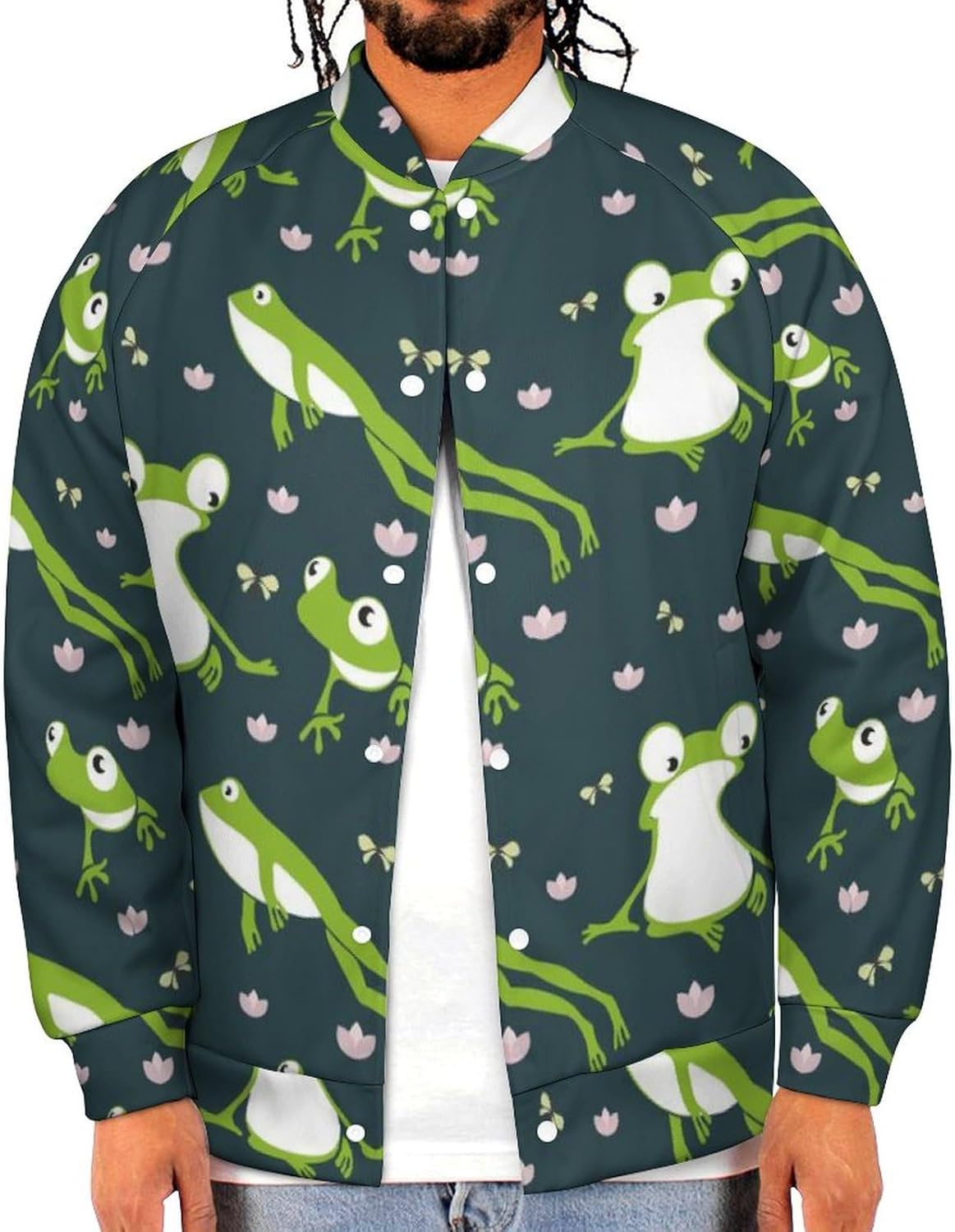 Green Frogs Blouson Bomber