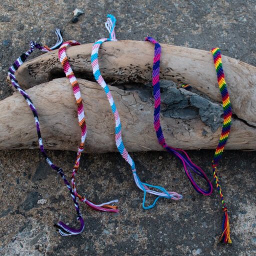 Pride friendship bracelets