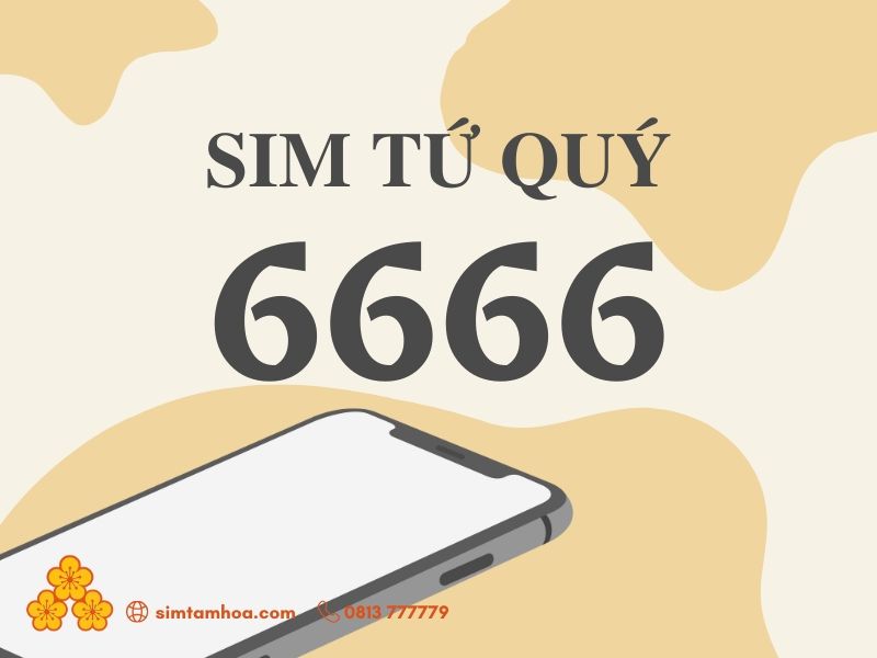 Sim tứ quý 6666