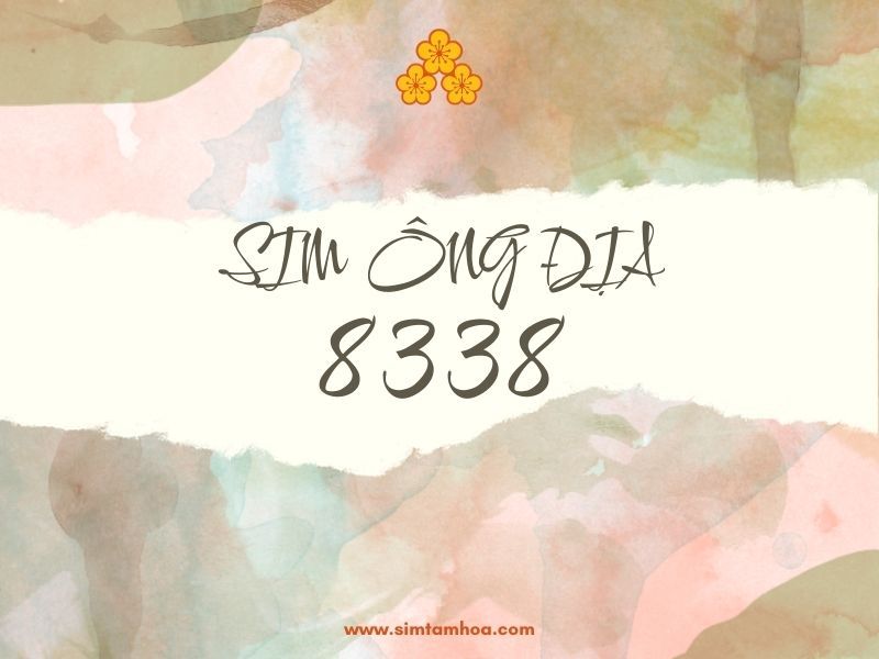 Sim Ông Địa 8338