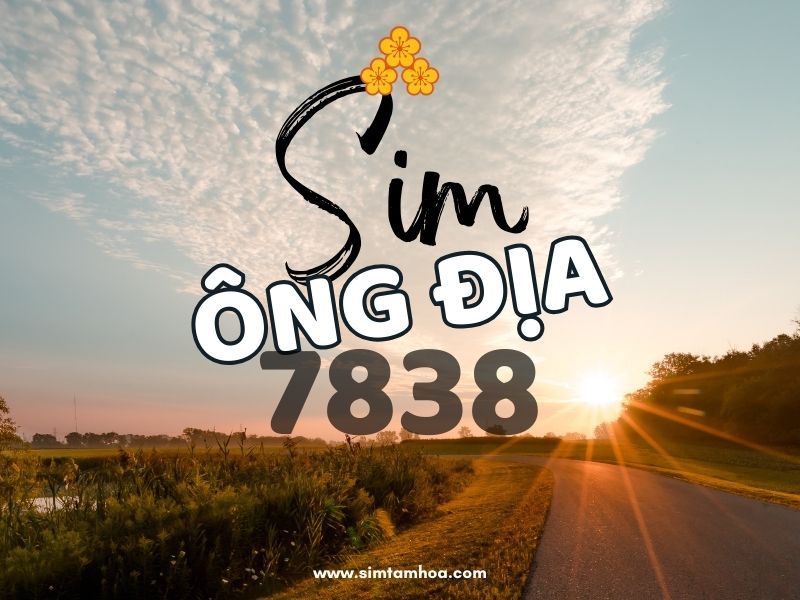 Sim Ông Địa 7838
