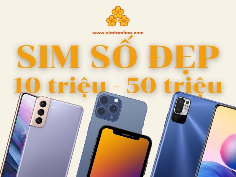 Sim từ 10 - 50 triệu