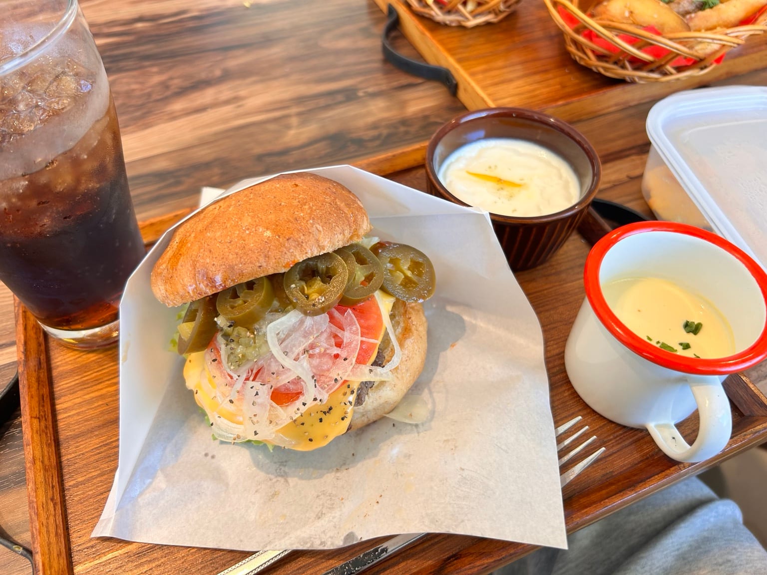 アビソンのハンバーガーランチ
