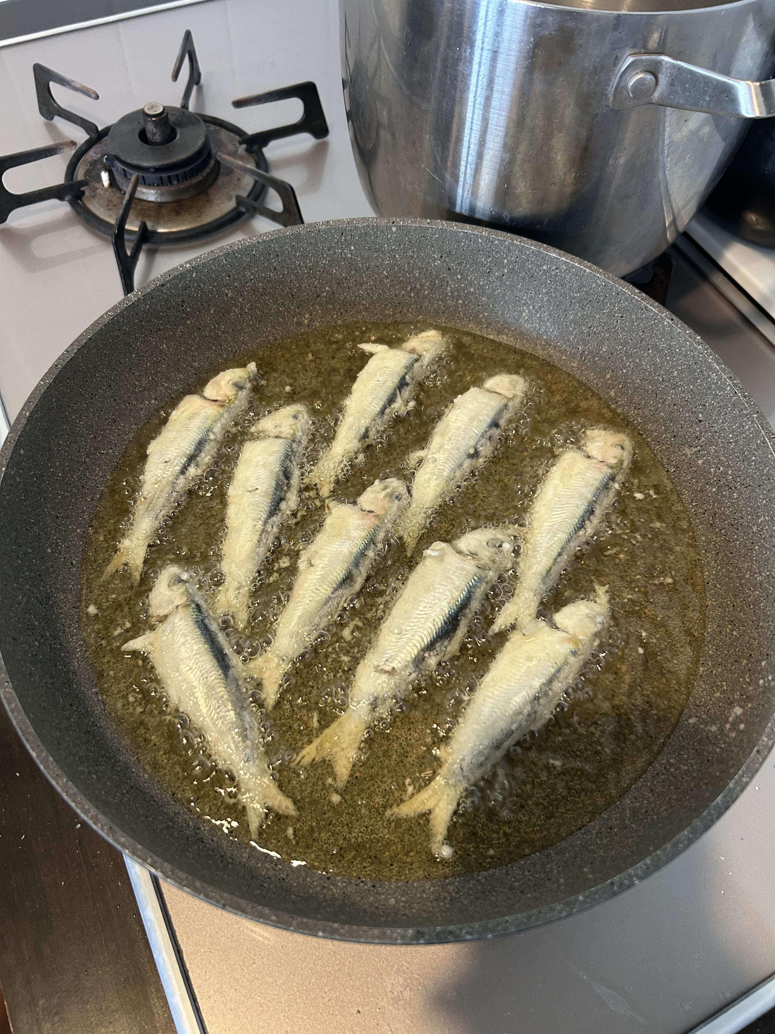 釣った魚で作った唐揚げ