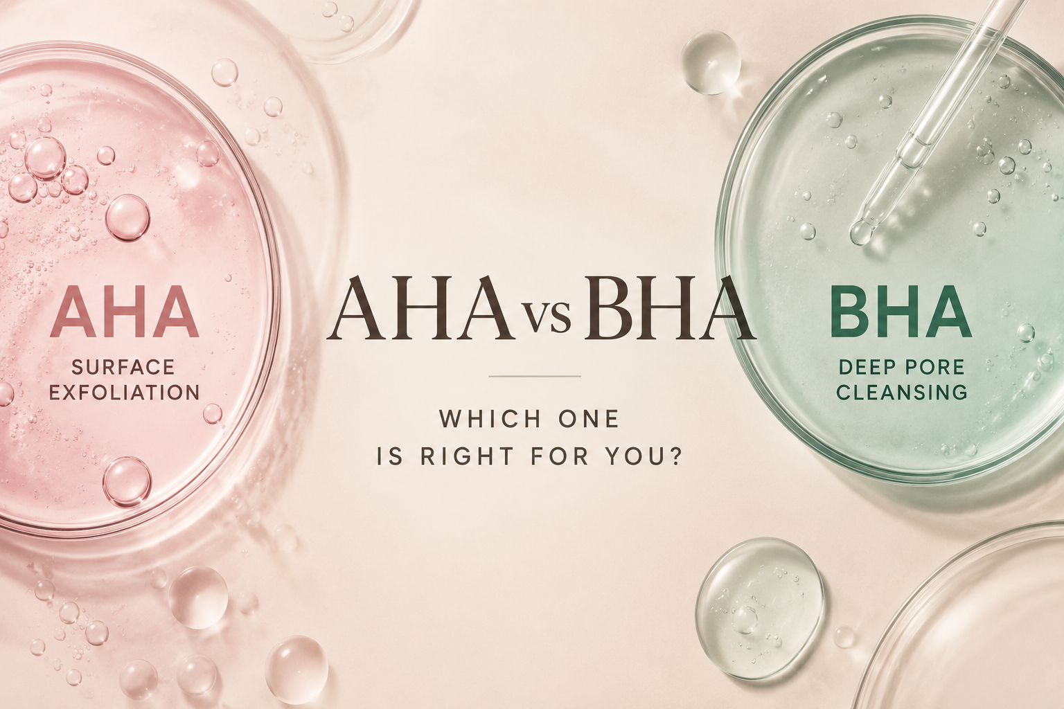 AHA & BHA: What's the Difference and Which Do You Need?