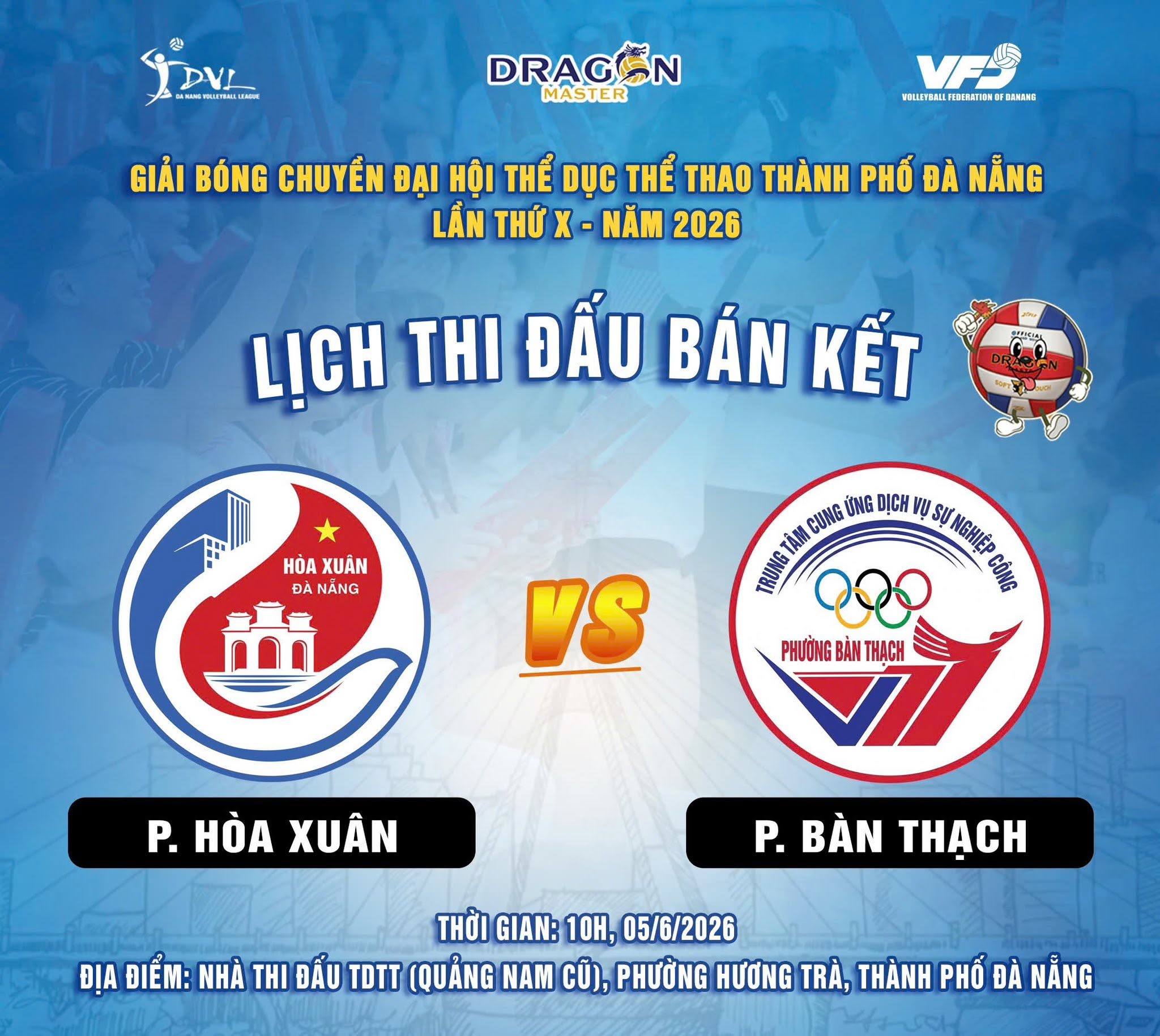 GIẢI BÓNG CHUYỀN ĐẠI HỘI THỂ DỤC THỂ THAO THÀNH PHỐ ĐÀ NẴNG LẦN THỨ X – NĂM 2026 Schedule - Image 4