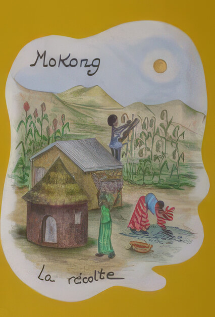 Communauté de Mokong — dessins Sr Aurora Perez Blond