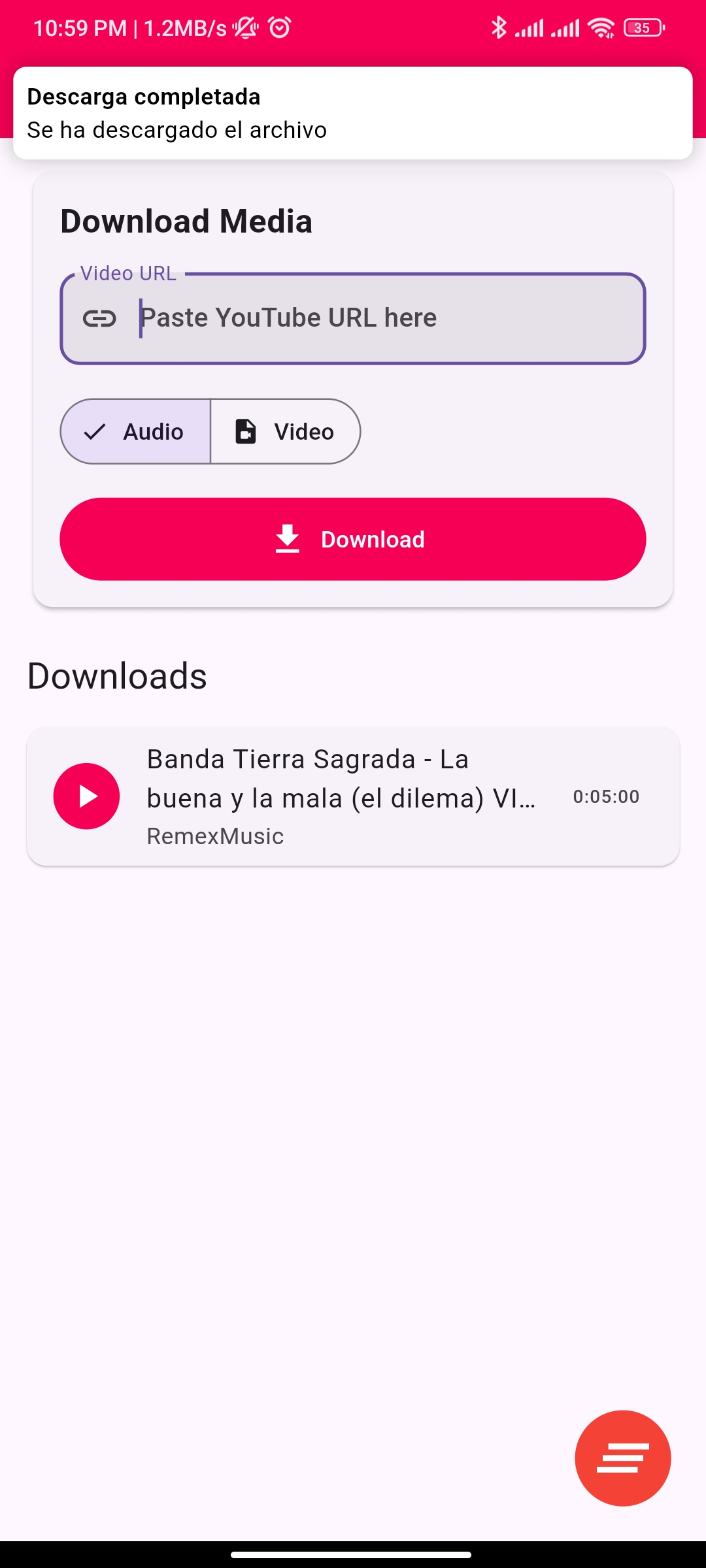 Downloadstream captura de pantalla 3
