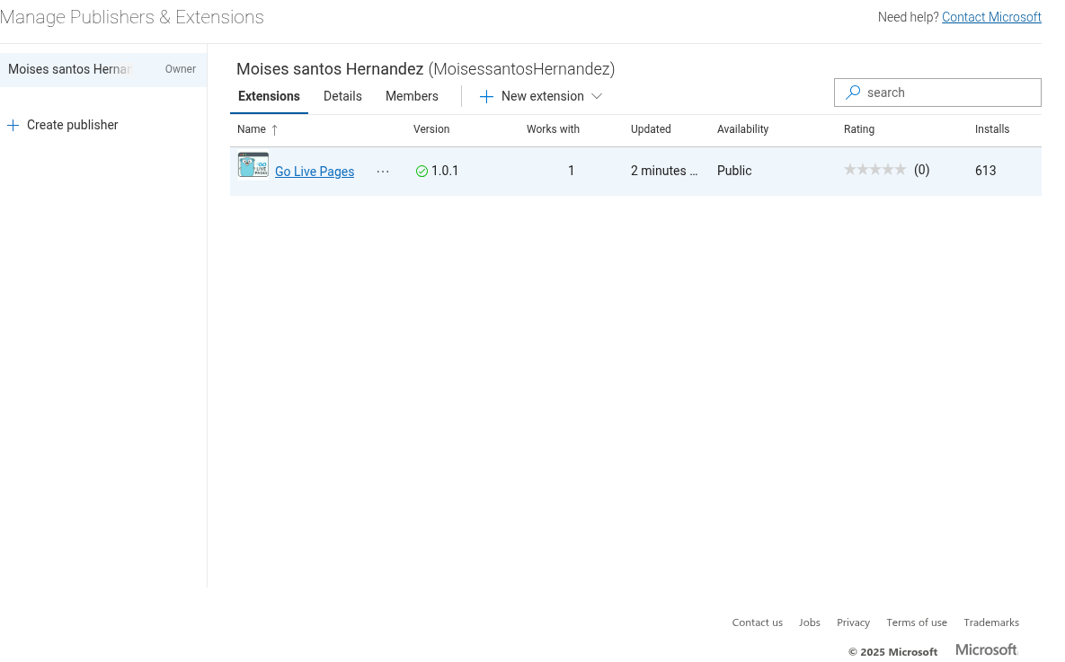 Go Live Pages captura de pantalla 3