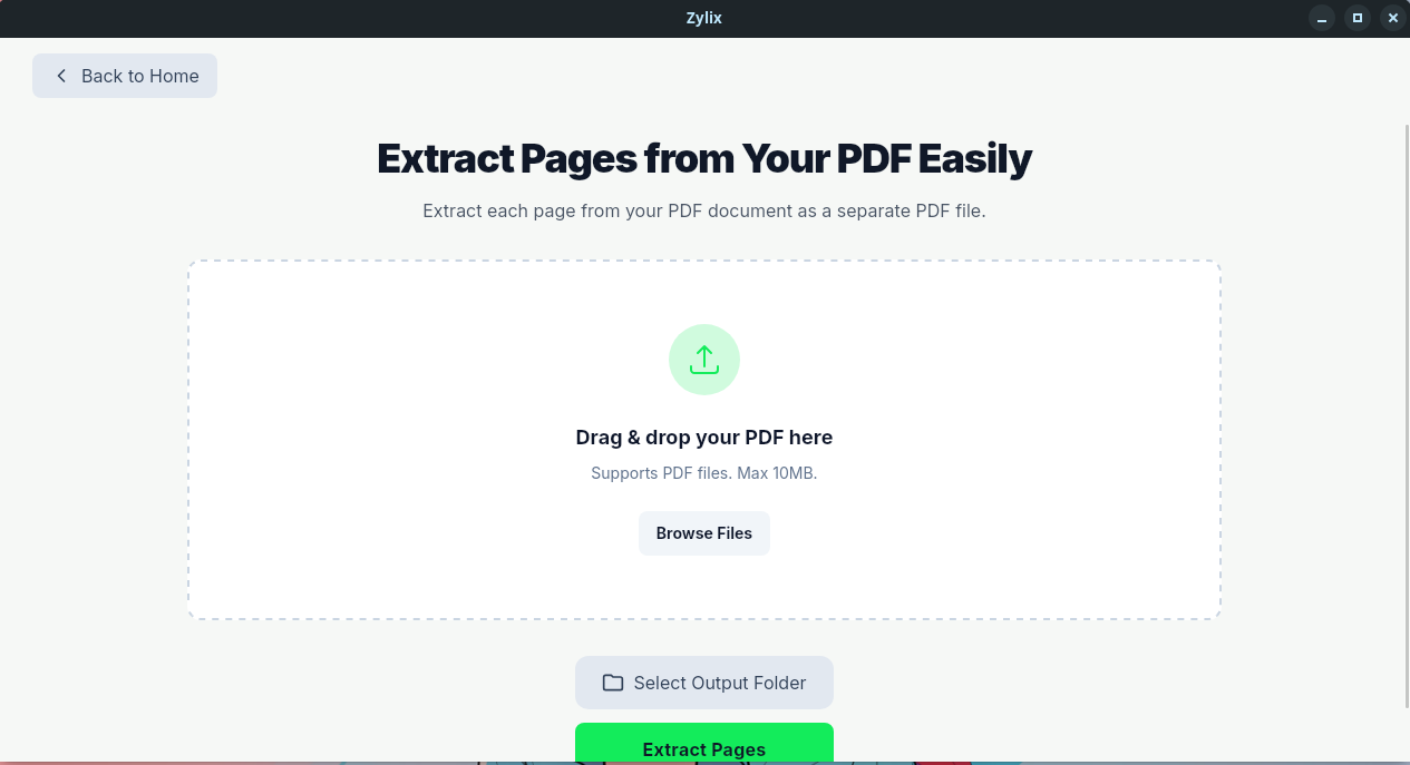 Zylix captura de pantalla