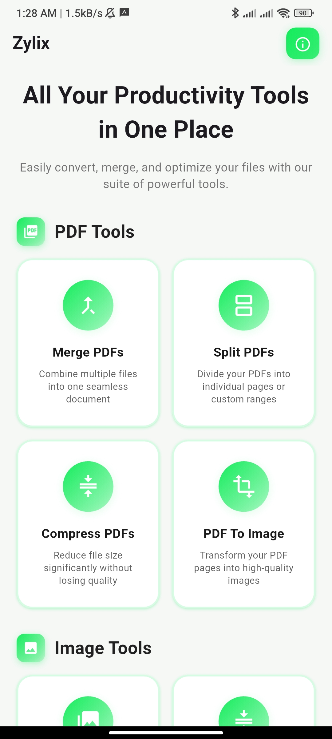 Zylix captura de pantalla
