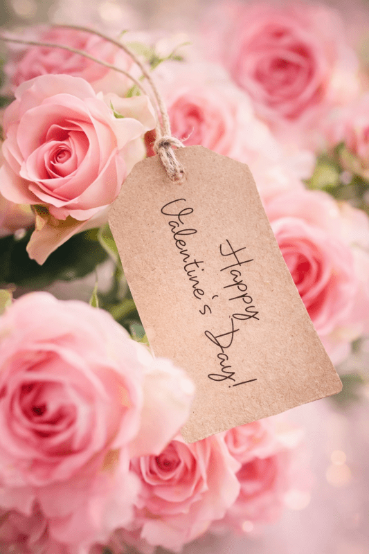 Elegant Rose Valentine’s Greeting Card