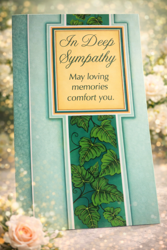 In Deep Sympathy Comfort & Remembrance Card