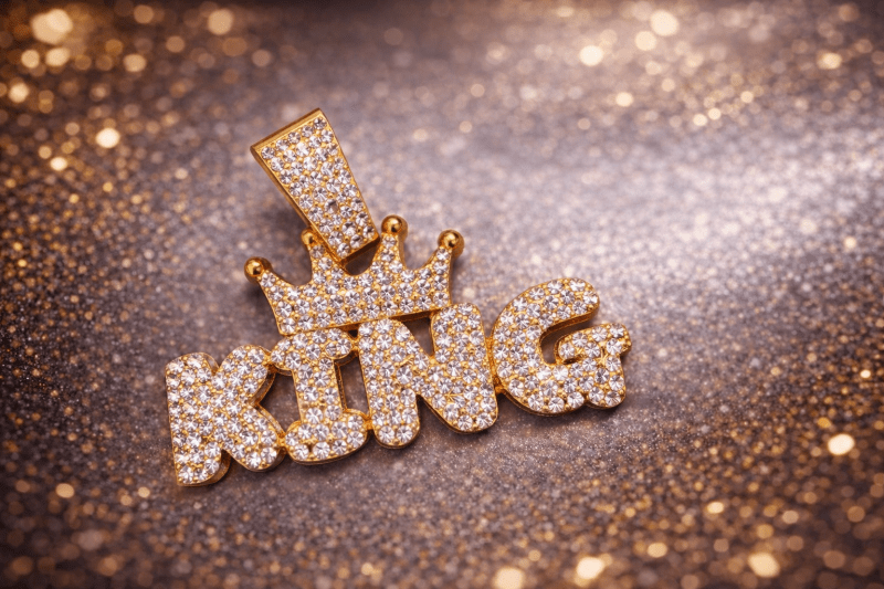 King Crown Statement Pendant