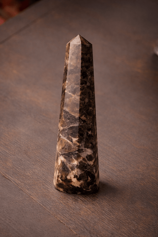 Volcanic Agate Crystal Wand