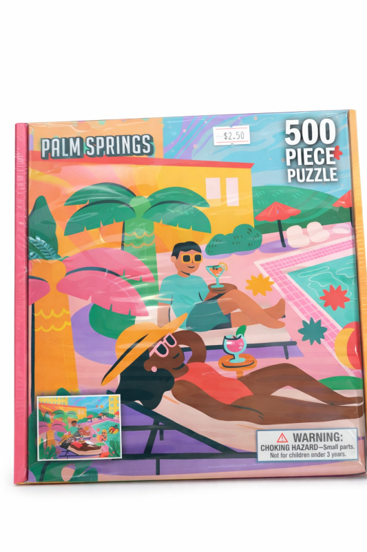 Palm Springs 500 Piece Puzzle