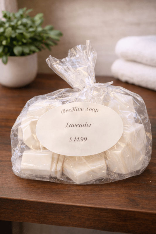 All Natural Lavender Honey Comb Soap